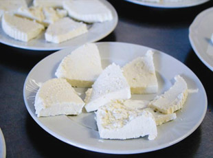 photo of typical cheese of the madonie mountains of sicily